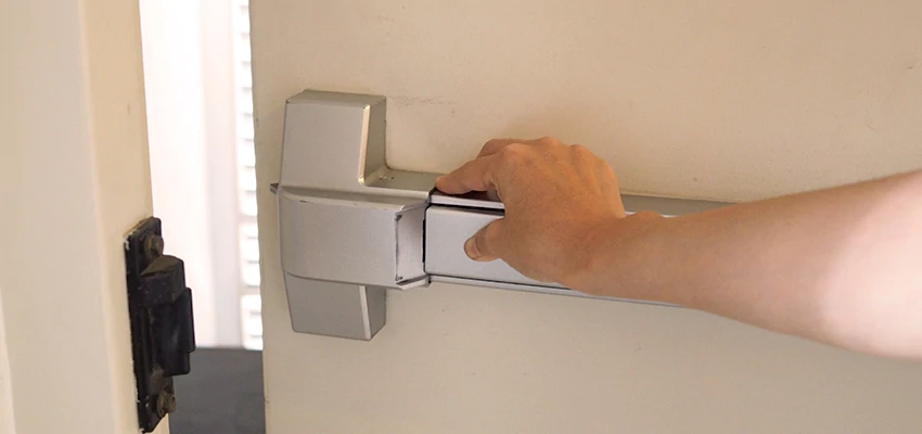 Roller Gate Panic Bar Installation in Ridgecrest, California